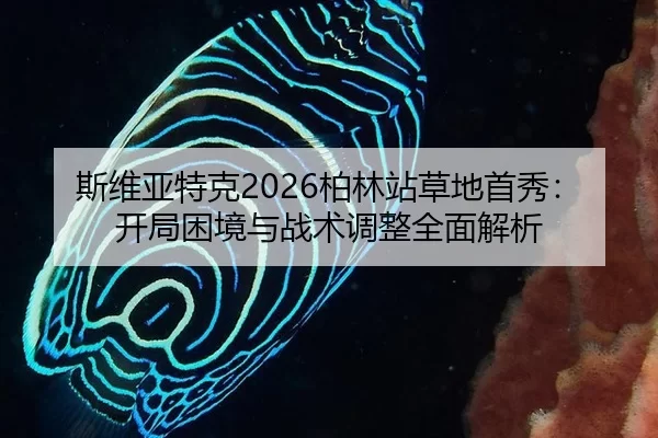 斯维亚特克2026柏林站草地首秀：开局困境与战术调整全面解析